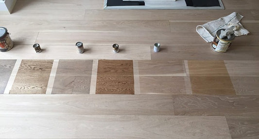 Why and How to Stain an Unfinished Wood Floor