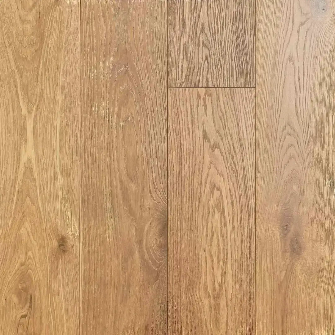 Example of Character Grade Engineered Oak Flooring with Brushed Lacquer Finish (matte)