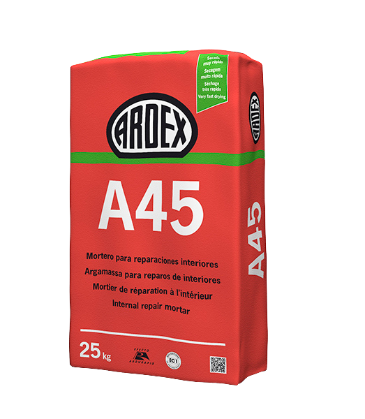 Ardex A45 25kg - Rapid Drying Repair Mortar & Crack Filler