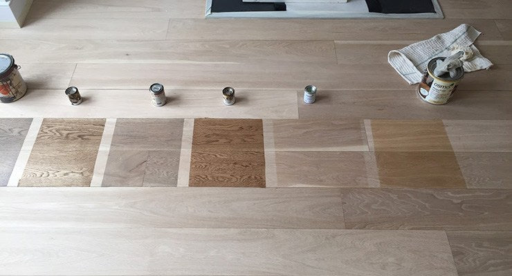 Why and How to Stain an Unfinished Wood Floor