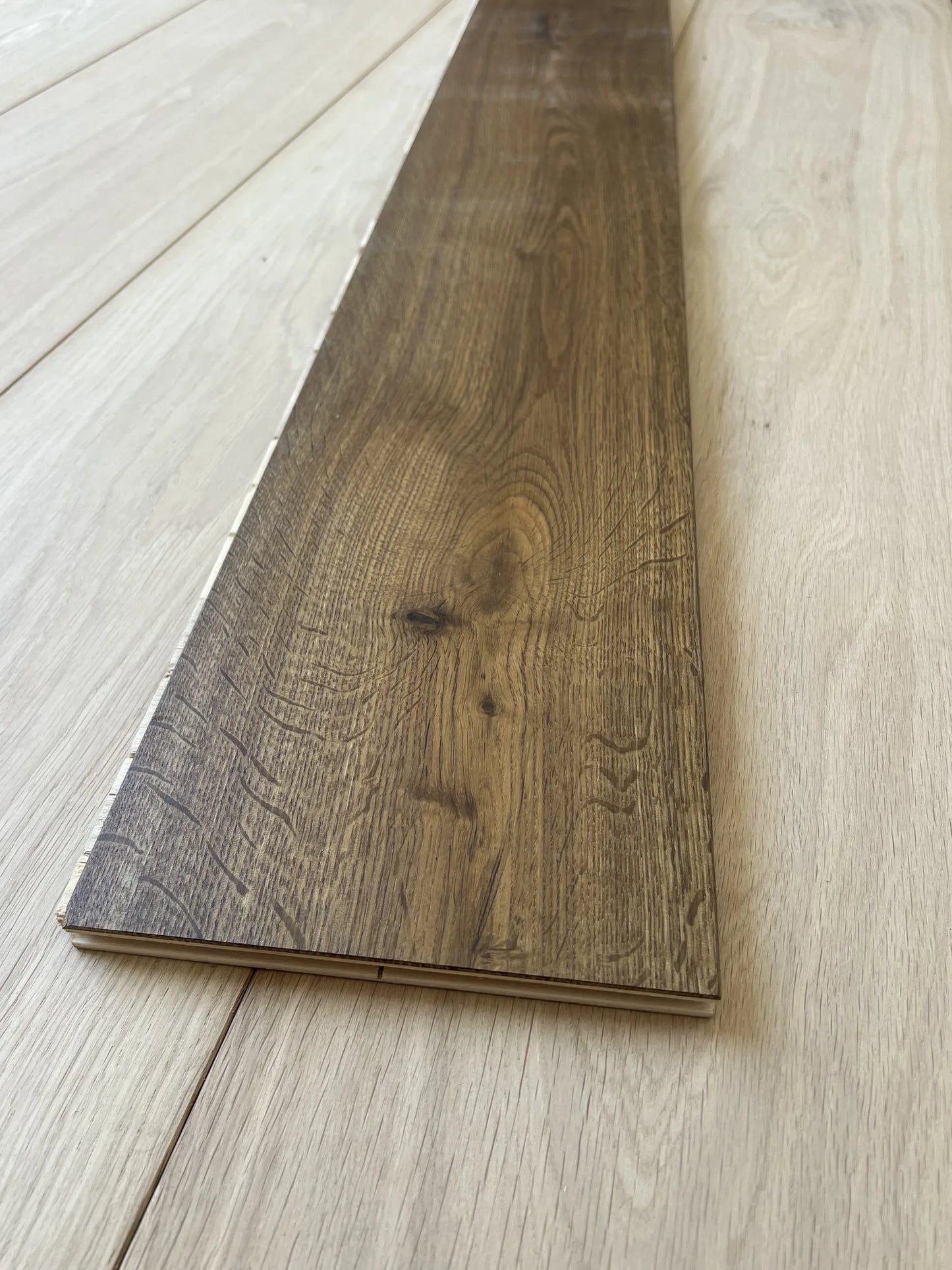 SMOKED & OILED 190mm x 14/3mm - Engineered Oak Flooring [Essentials Collection]