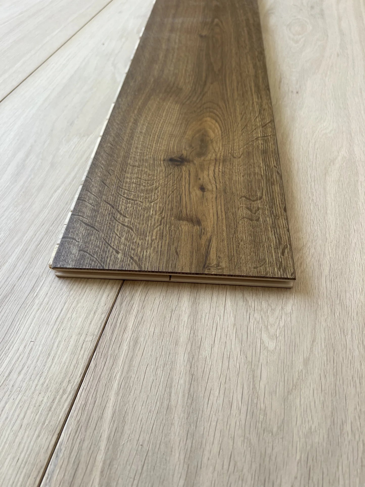 SMOKED & OILED 190mm x 14/3mm - Engineered Oak Flooring [Essentials Collection]