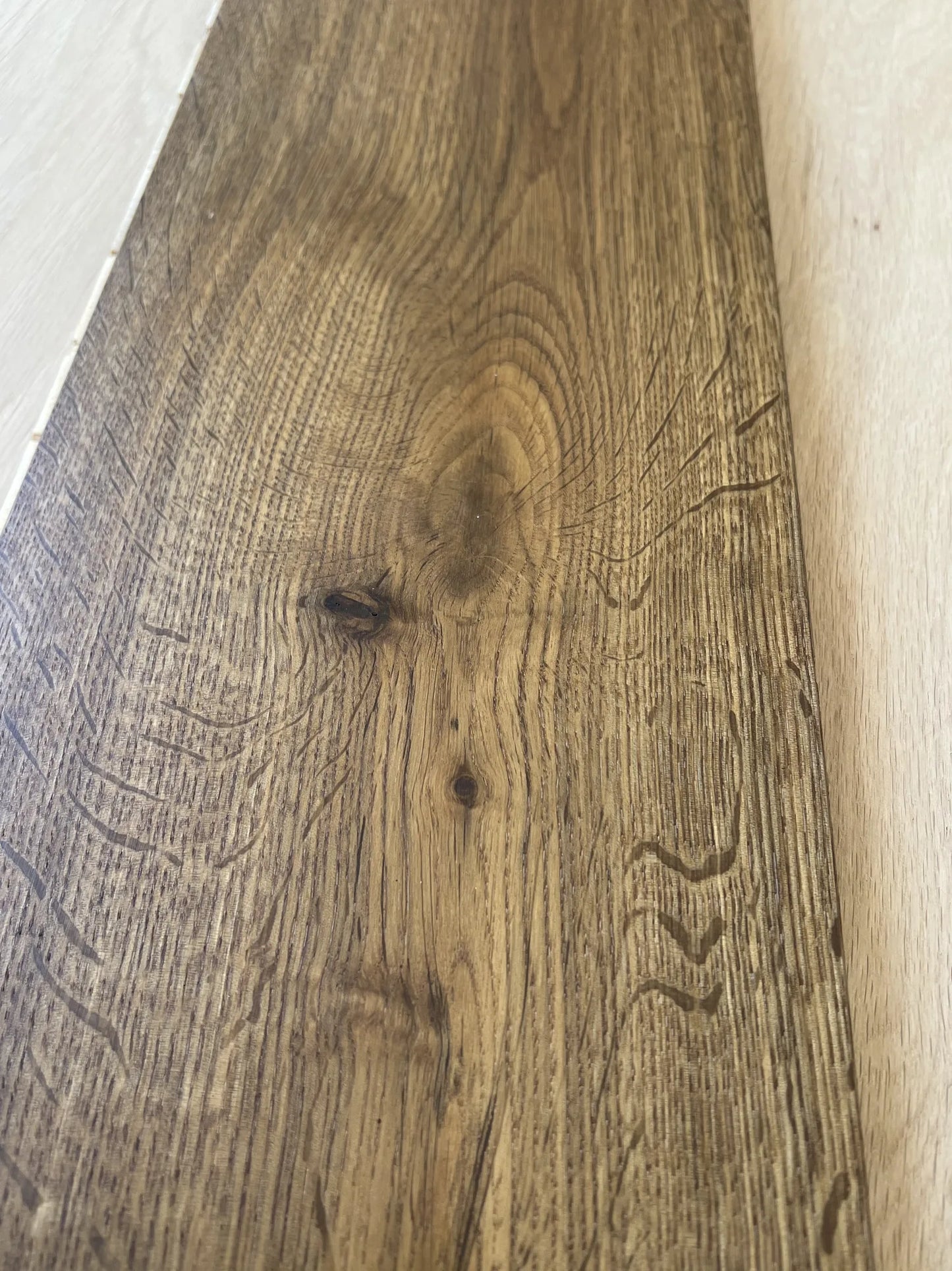 SMOKED & OILED 190mm x 14/3mm - Engineered Oak Flooring [Essentials Collection]