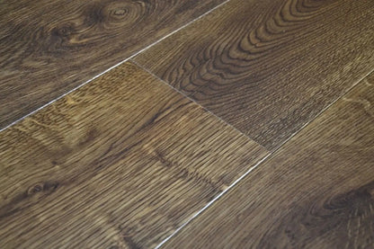 SMOKED & OILED 190mm x 14/3mm - Engineered Oak Flooring [Essentials Collection]
