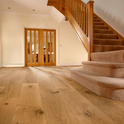 300mm Character Grade Wide Oak Boards [Signature Collection] - Finish - Clear Lacquer (matte)
