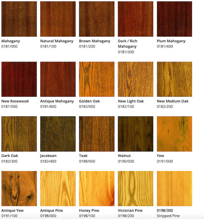 Morrells Lightfast Wood Stains