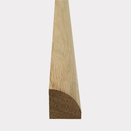 19mm x 19mm Solid Oak Quadrant Beading, Unfinished