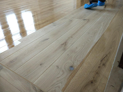 180mm Rustic Grade Solid Oak [Solid Collection] - Finish - Clear Laquer (satin)