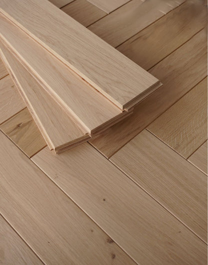  Unfinished Select Grade Engineered Long Parquet Block, Bevelled Edge (Parquet Collection)