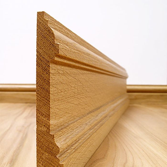 New England Solid European Oak Skirting Board UNFINISHED