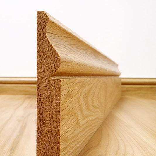Ogee Solid European Oak Skirting Board UNFINISHED