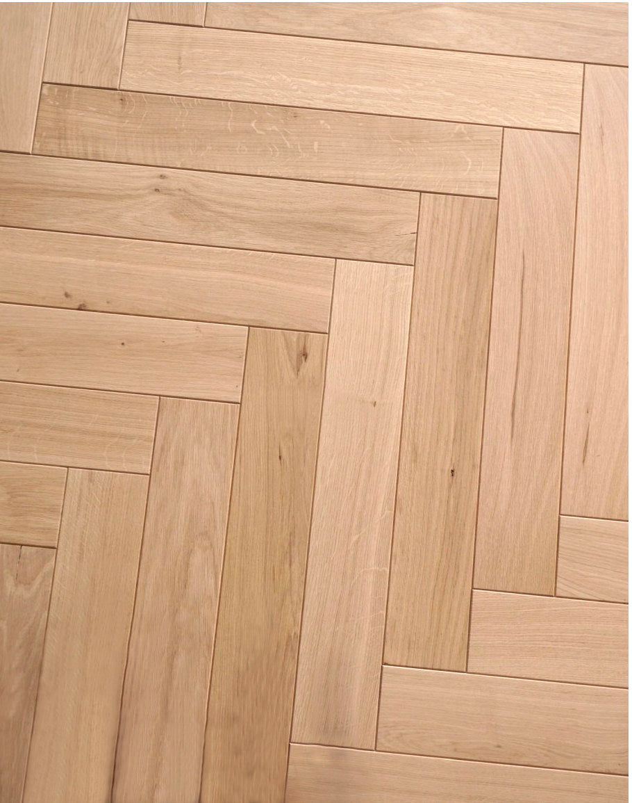 Example of Select Grade Long Engineered Oak Parquet Block 