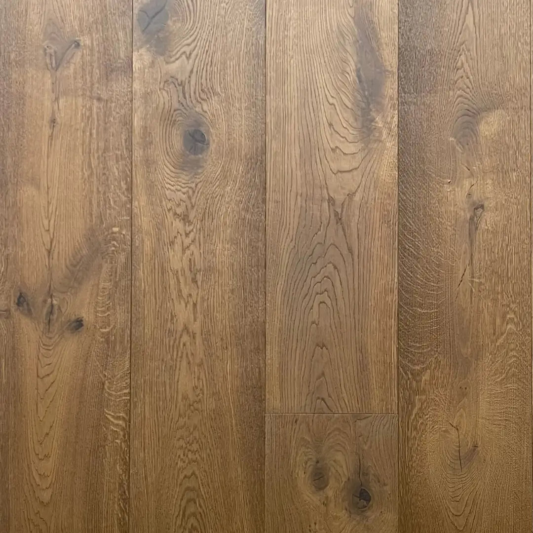 Close-up of wooden flooring with a natural finish