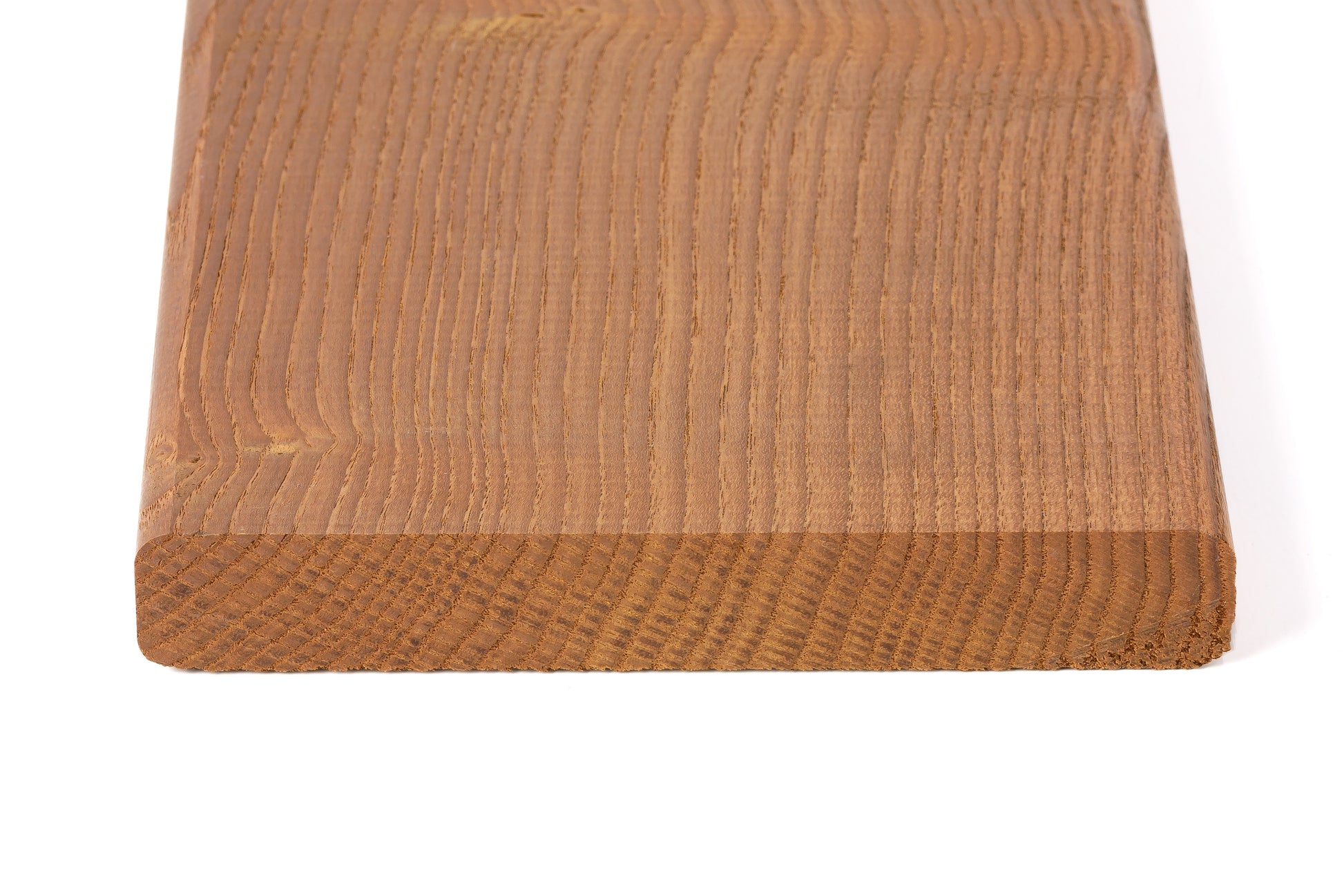 Profile of Thermo Treated French Ash Hardwood Decking With Smooth Face