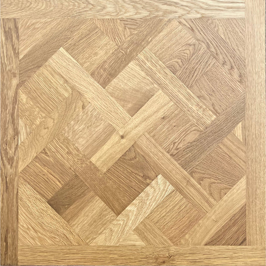 SAMPLE - 600mm x 600mm x 4/18mm Classic Grade Versaille Panel - PreFinished - Smoked & UV Oil